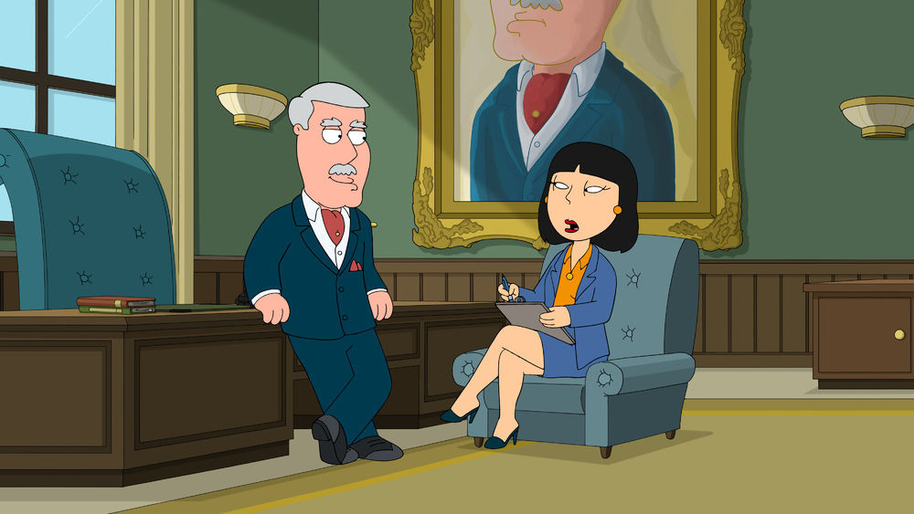 Family Guy S15E8 Carter and Tricia