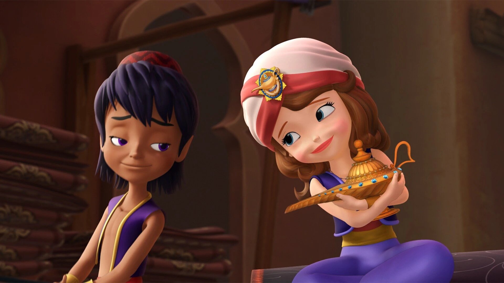 Sofia the First S3E7 New Genie on the Block