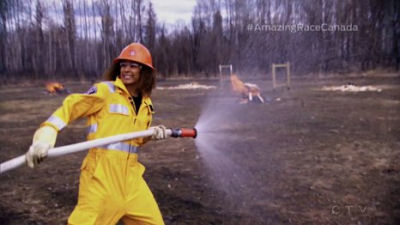 The Amazing Race Canada S5E2 You've Got to Leave My Hose Alone Dude!